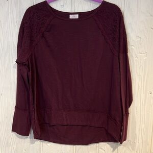 Knox Rose Long Sleeve Top, Size L